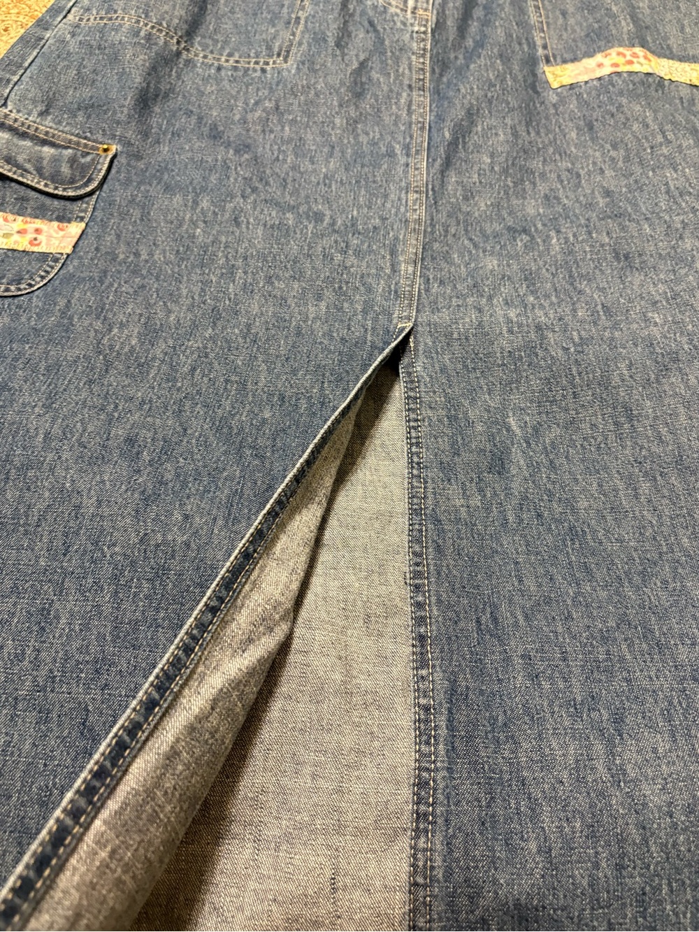 Blast Blues Denim Maxi Skirt - Picture 9 of 11